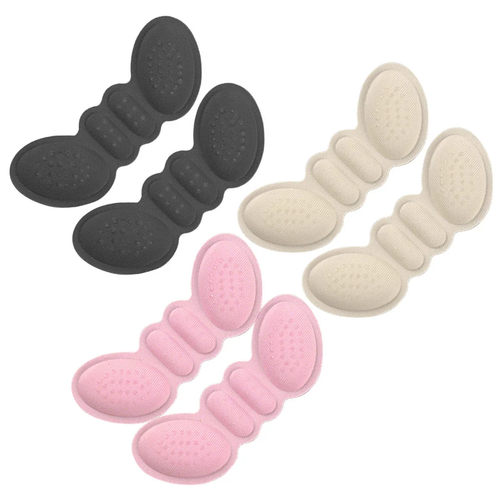 3 คู่/1 แผ่นเท้ารองเท้าส้น Pain Relief Patch Pedicure เก้าอี้อ่างสําหรับฟุต Insoles Crease Protector Inserts รองเท้าส้นสูงทอง Miss