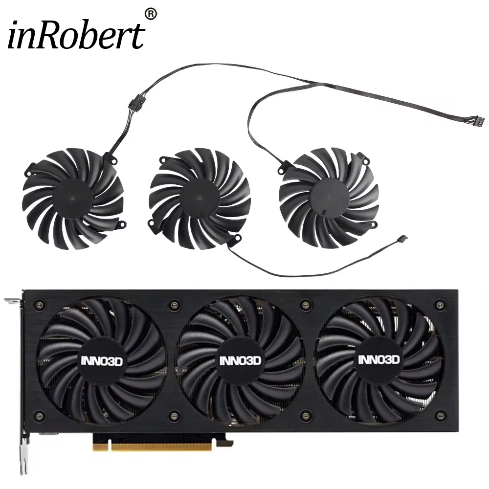 Original 85mm CF-12910S RTX3070 RTX3080Ti Cooler For Inno3D GEFORCE RTX 3070 3080 3080Ti X3 OC Graphics Card Fan