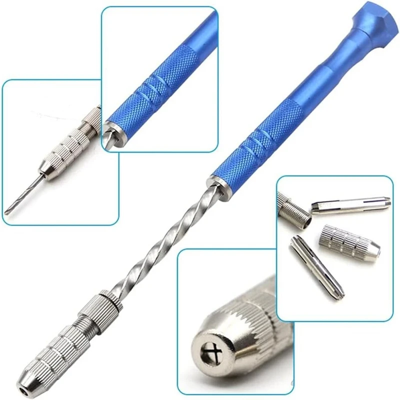 B62B-Pin Vise Hand Drills Bits Set