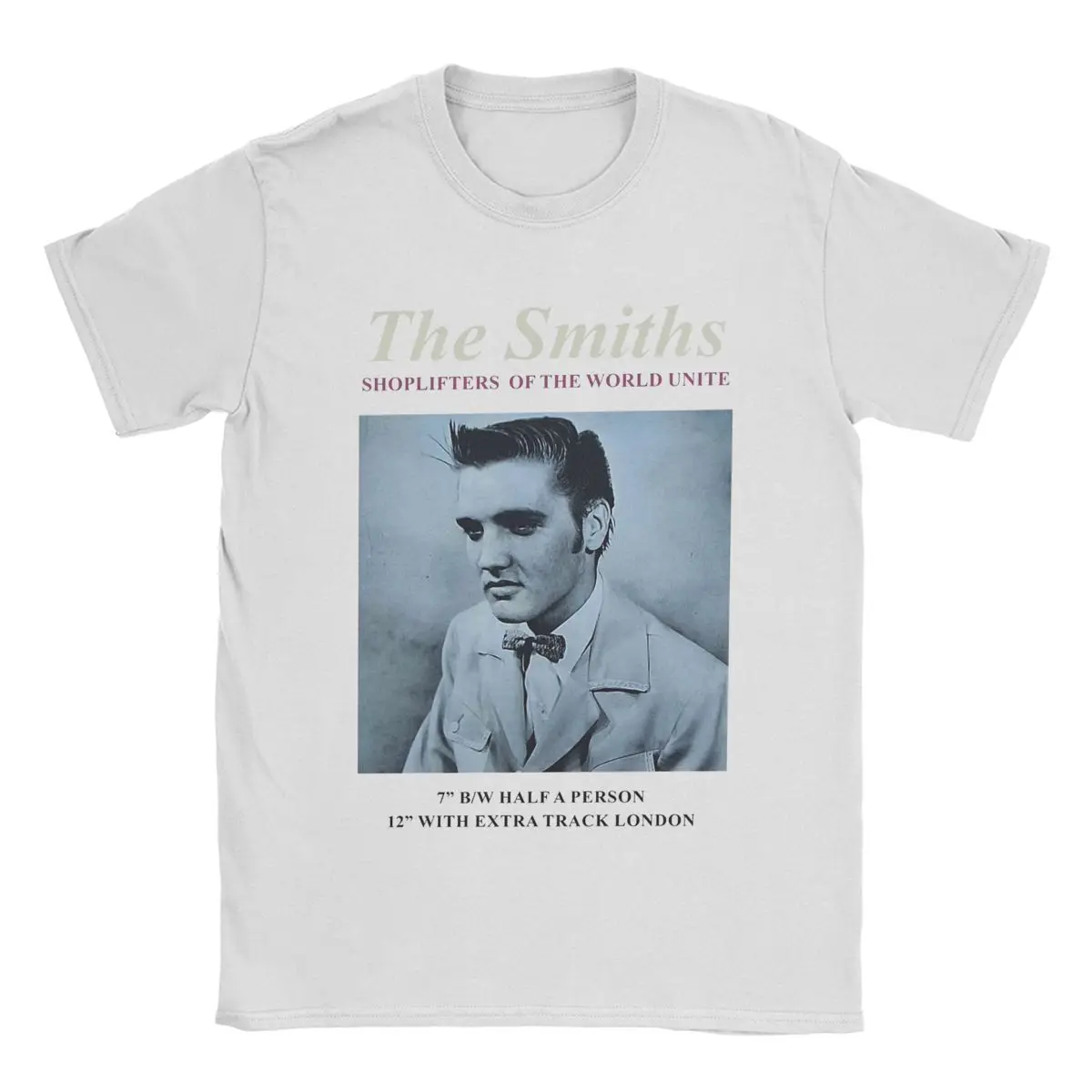 Men T-Shirt The Smiths Music Band Amazing 100% Cotton Tee Shirt Short Sleeve T Shirt Crew Neck Clothes Birthday Present