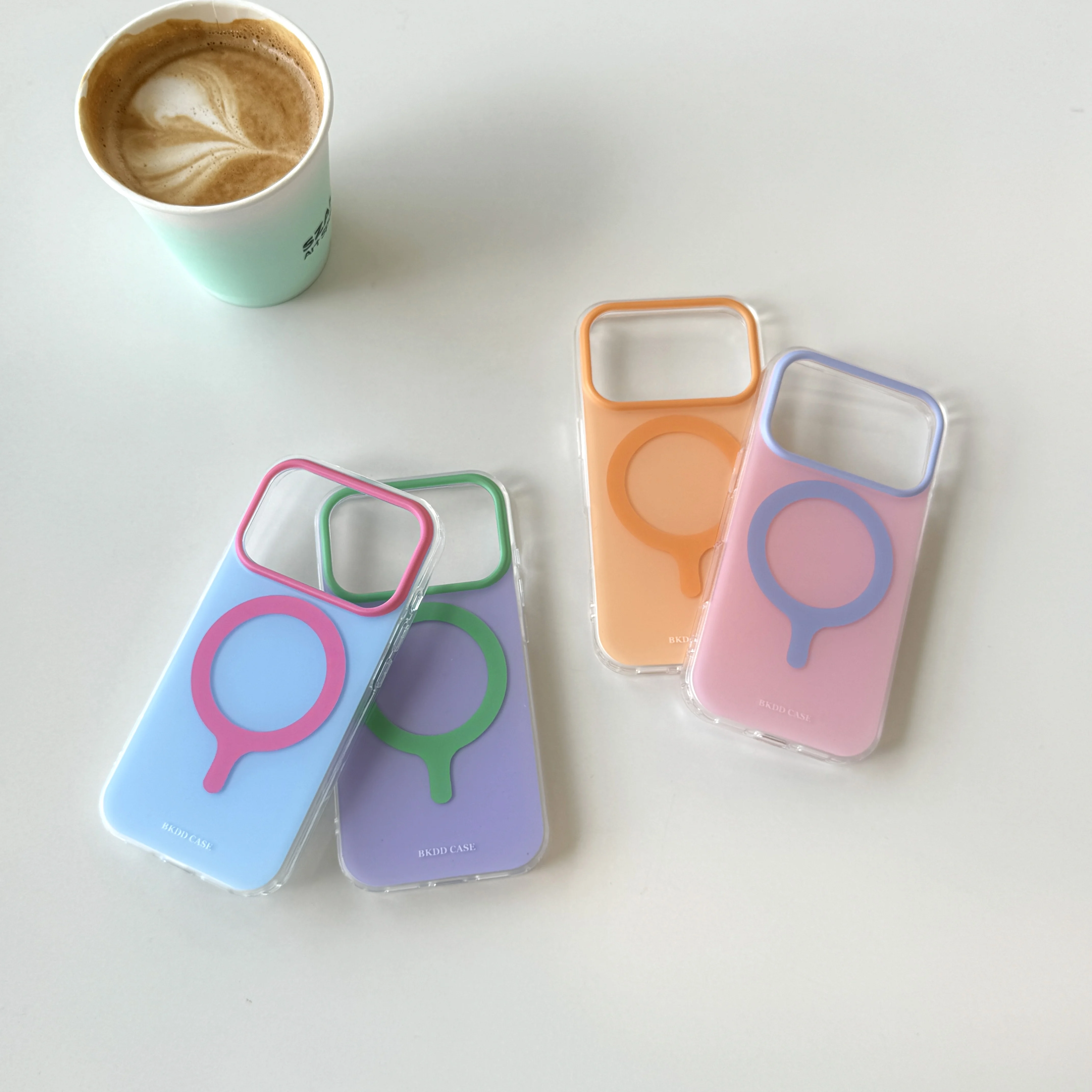 

Luxury Candy Color 2 IN 1 phone Case For iPhone 17 16 15 Pro Max Magnetic glossy Soft Cover for Magsafe Shockproof Protective Co