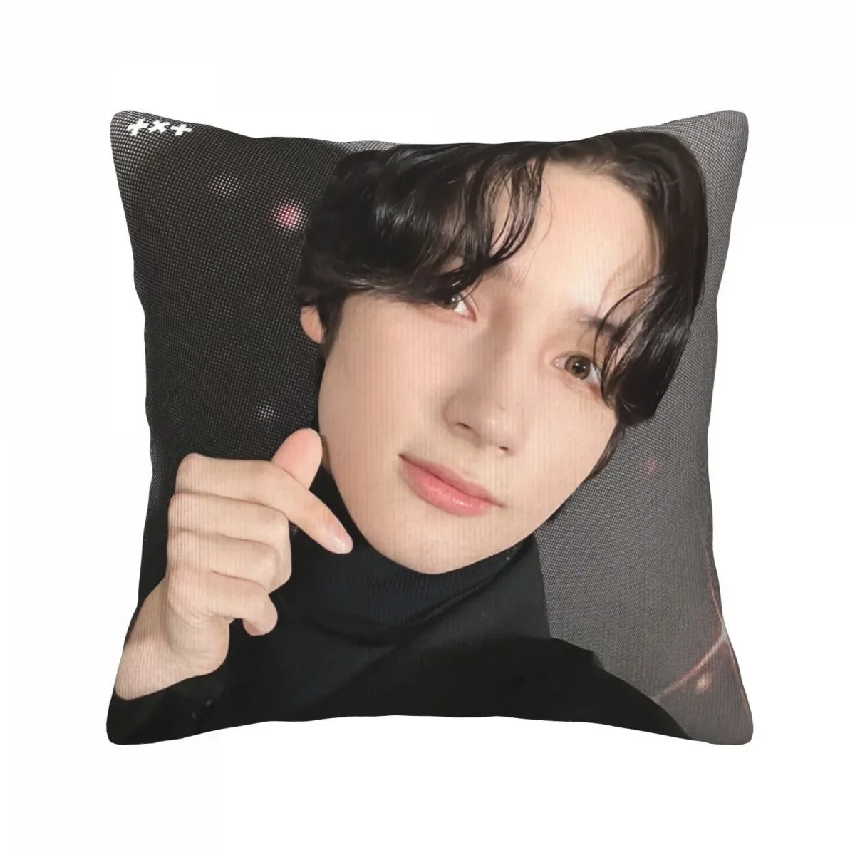 Korean TXT HUENINGKAI Cover Poster Double-sided Printed Pillowcase Xiu Ningkai Lifestyle Photos Picture Home Decor Cushion Cover