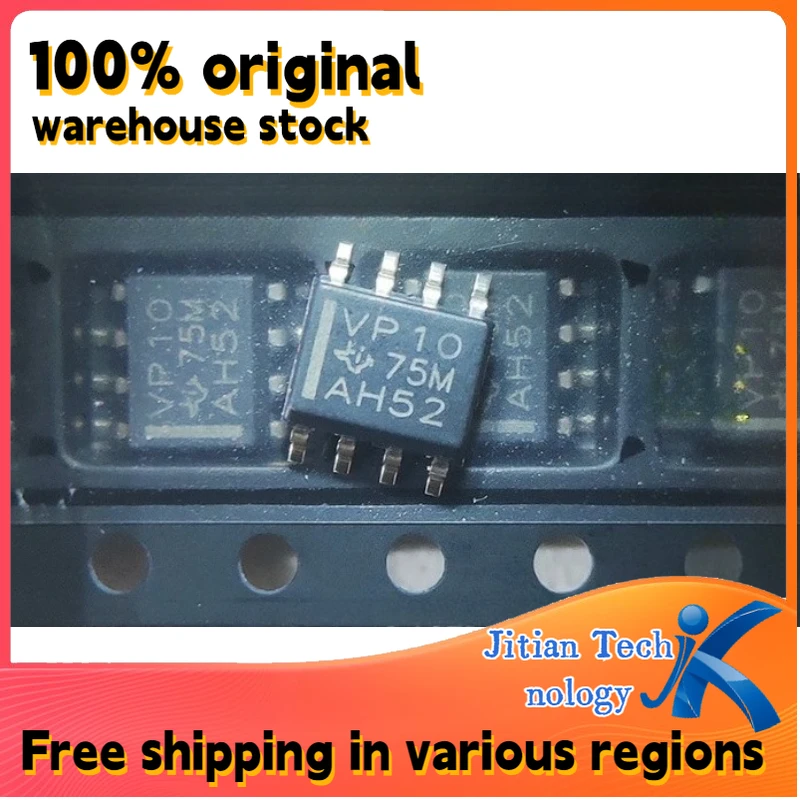 10PCS 100% brand new SN65HVD10DR logo VP10 SOP8 RS-485 High-Quality Electronic Component