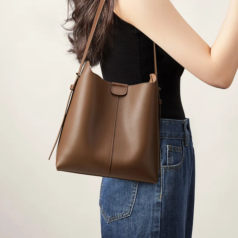 

Women's bag 2026 new spring-summer bucket bag, underarm shoulder bag, crossbody bag, tote bag, commuter handbag