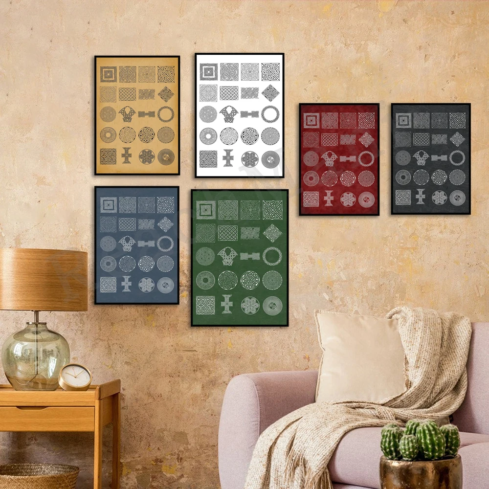 

Celtic Knot Prints * Endless Knot Posters * Celtic Mandala Art * Irish Symbols Wall Decor * Timeless Patterns * Graphic Design