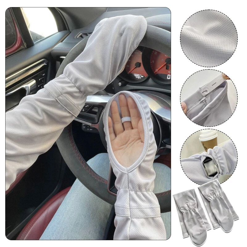 Anti-sunburn Sleeve Women's Summer Uv Solar Arm Sleeves  Anti-UV Cycling Sleeves Driving Sun Protection Long Sleeve Adjustable