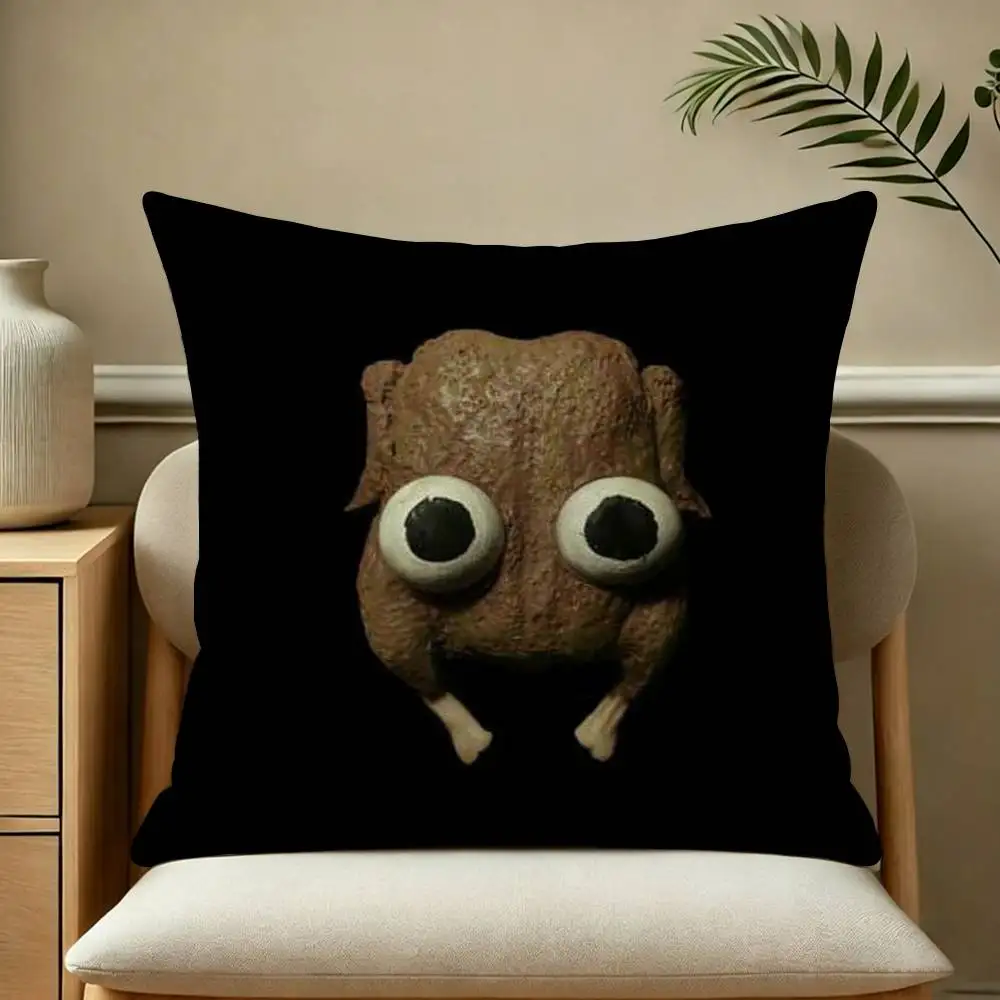 Avant-pop J-Jack Stauber Pillow Case Square Double-Sided Sofa Cushion Cover Bedroom Bedside Pillow