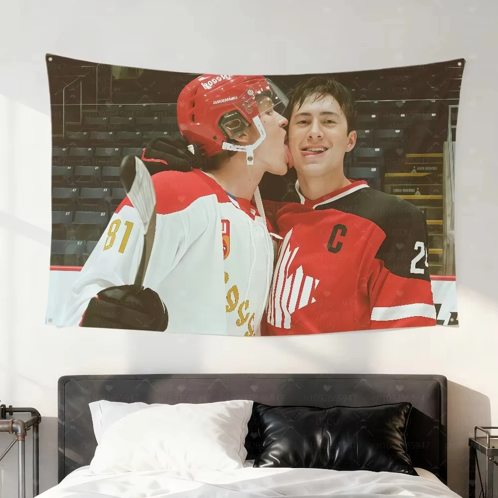 Vintage Heated Rivalry Tapestry, Retro Game Day Flag, Sports Aesthetic Wall Decor, Classic Competition Banner Bedroom Dorm Decor