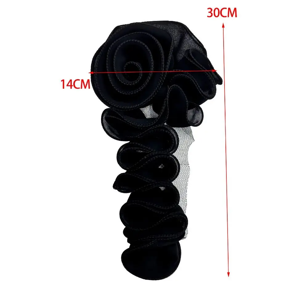 3D Floral Decoration Handmade Flower Patch DIY Accessory Chest Flower Chest Flower Big Flower Pleated Sewing Applique