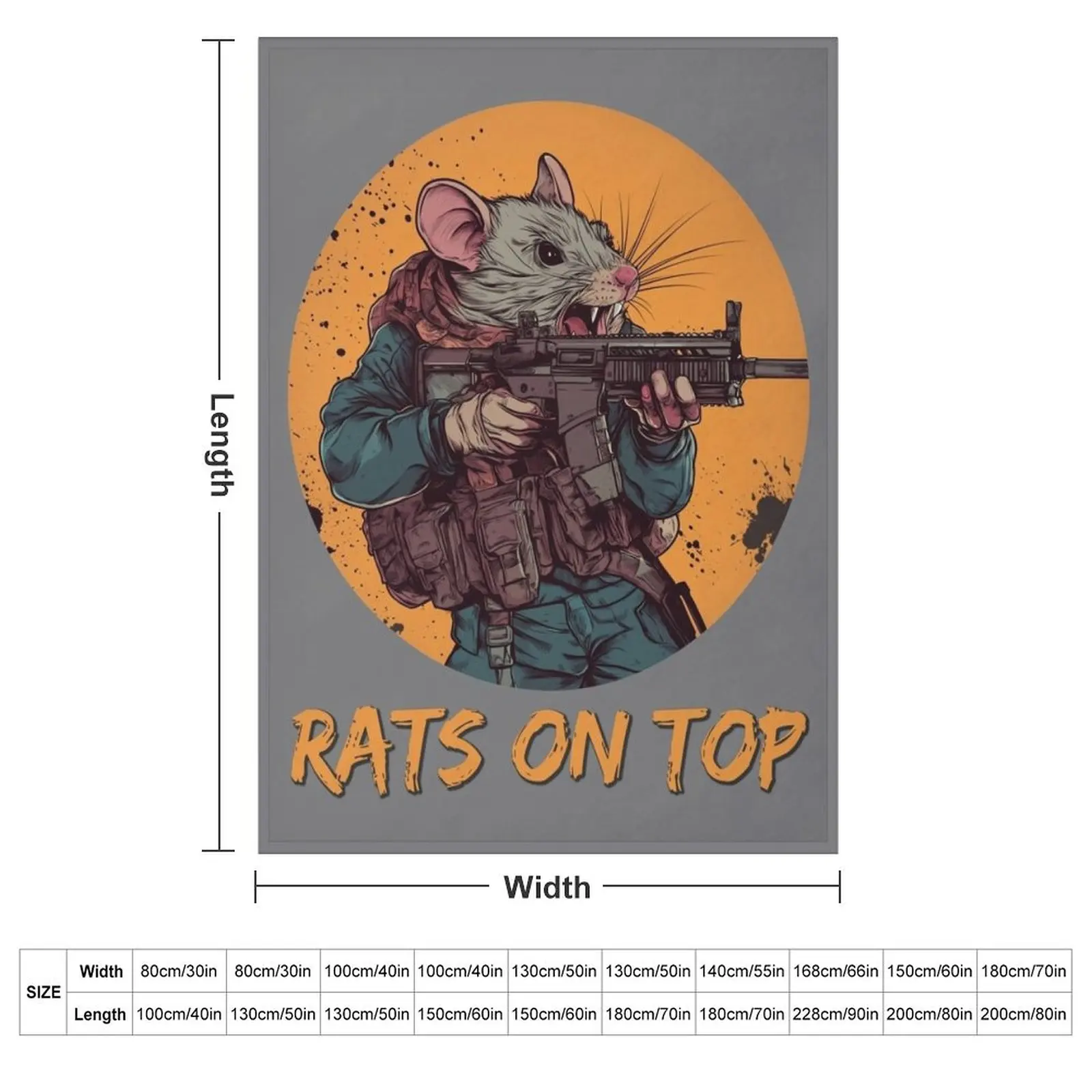 Escape From Tarkov Rat Attack Gang Throw Blanket Beach anime Thins Sleeping Bag Blankets