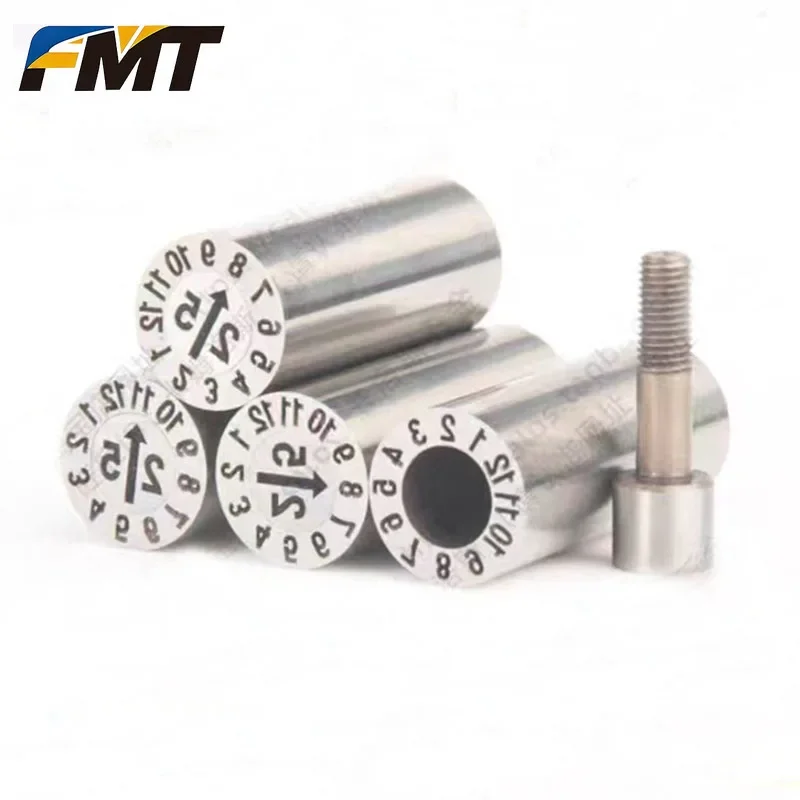 2PCS/5PCS Plastic Mold Accessories DATI 1000 Date Stamps SUS420 Changeable Core Date Inserts for Recording Mold Production Date