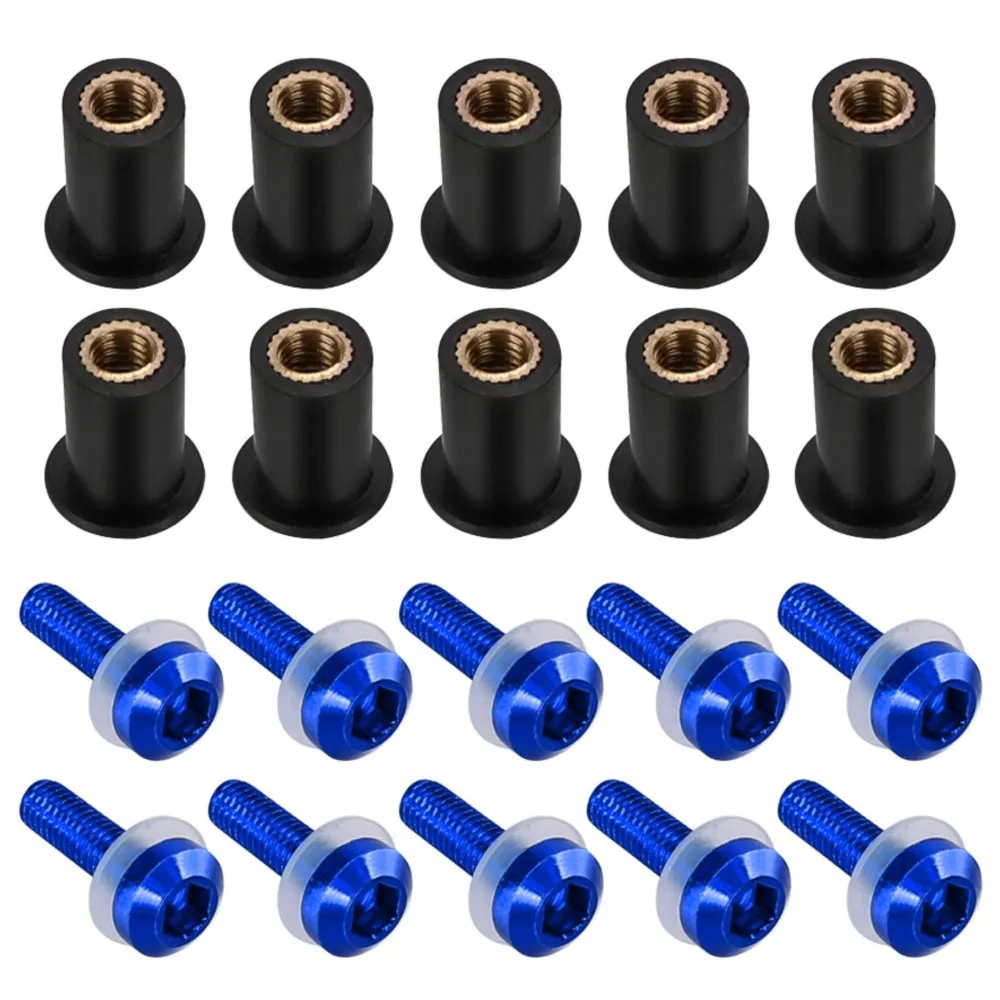 

10pcs 5mm Windscreen Fairing Windshield Bolt Screw Kit FOR CFMOTO 675NK 675 SR SR-R 675SS 675SR-R IBEX 800 T S 450MT IBEX 450