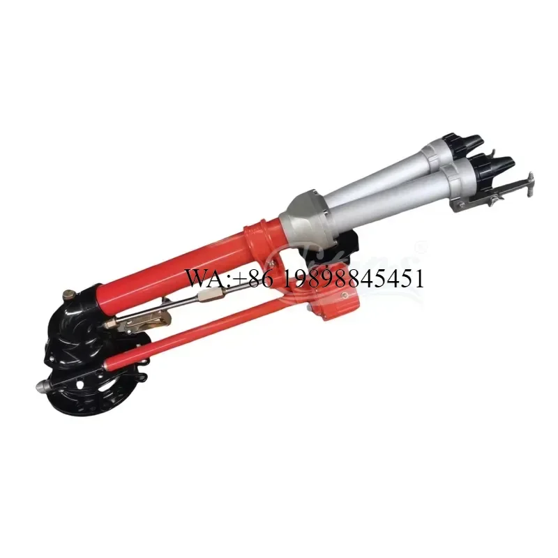 WMWMNU for Titans CE Certified Rain Sprinkler with Dual Adjustable Nozzles Worm Gear Drive Farm Irrigation