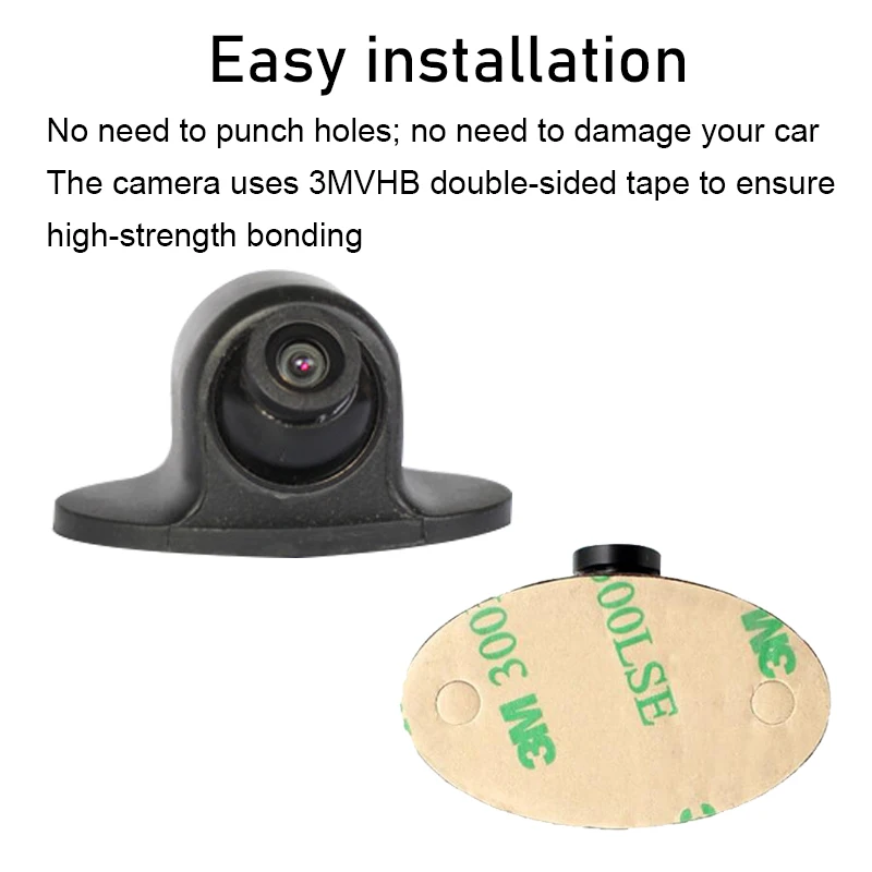 

1PCS UFO-360 blind zone HD 120 degree car camera without lights