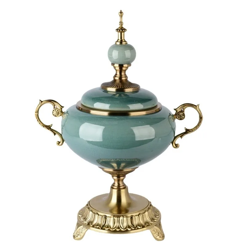 

DSA Ceramic Storage Tanks Kitchen and Home Food Storage Containers Decorative Candy Chocolate Coffee Bean Storage