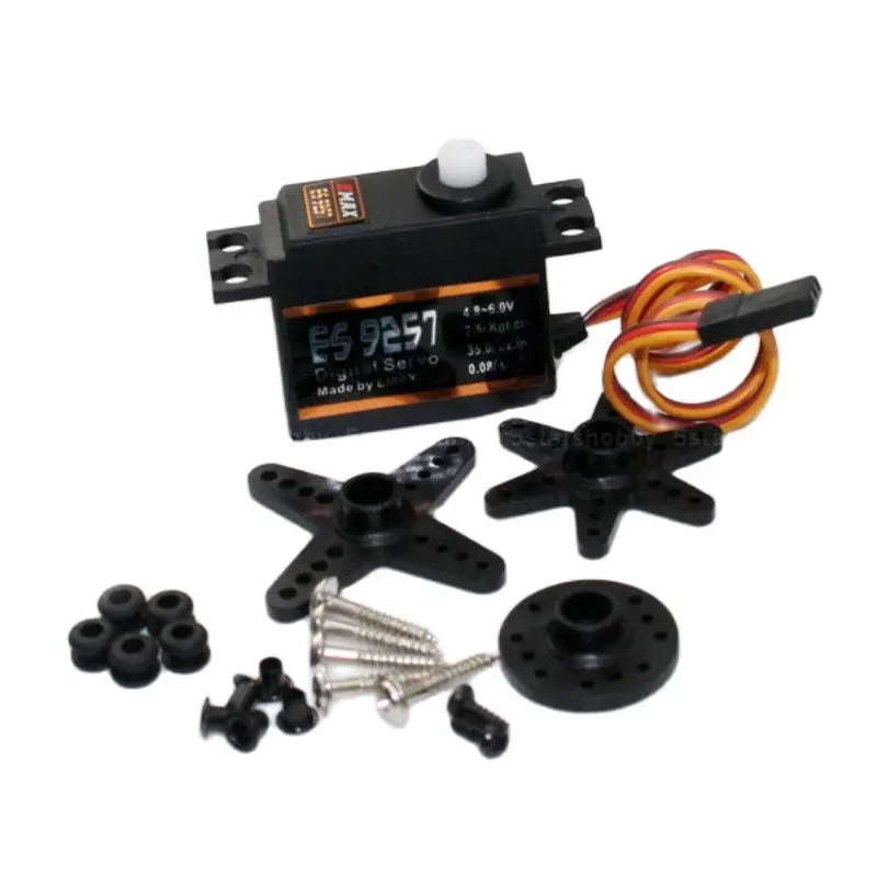 

Original EMAX ES9257 20g Digital 3D Tail Servo 2.5KG Torque Force For RC helicopter Airplane FPV Quadcopter