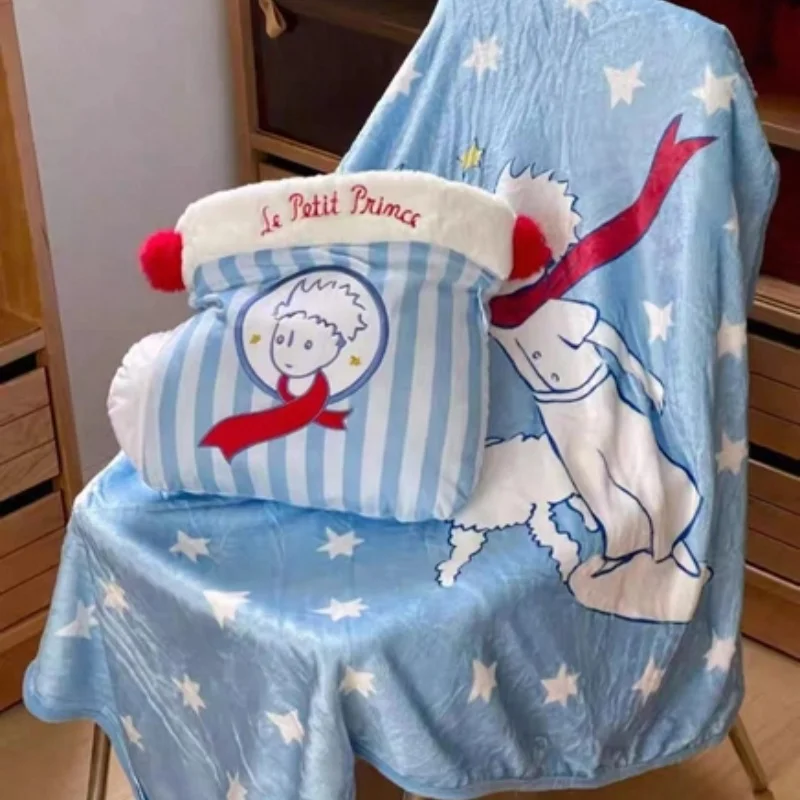 

Martube 2 In 1 Soft Pillow Throw Blanket Le Petit Prince Christmas Dual Use Nap For Office Sofa Travel Gift For Women toys