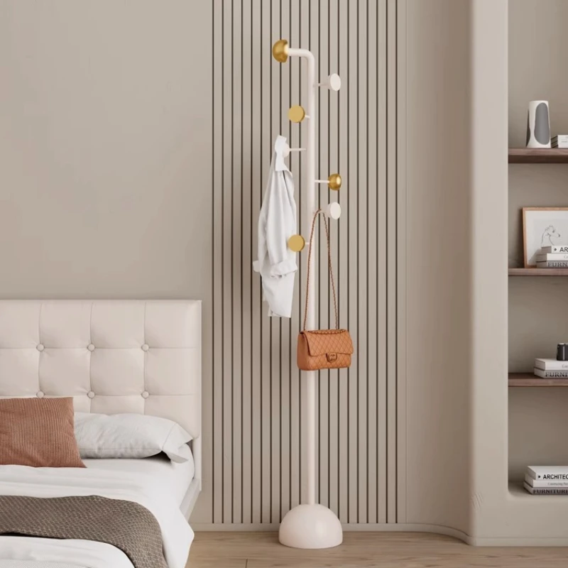 

Hanging hanger floor-to-ceiling bedroom small home master bedroom light luxury coat rack premium bedside clothes rack