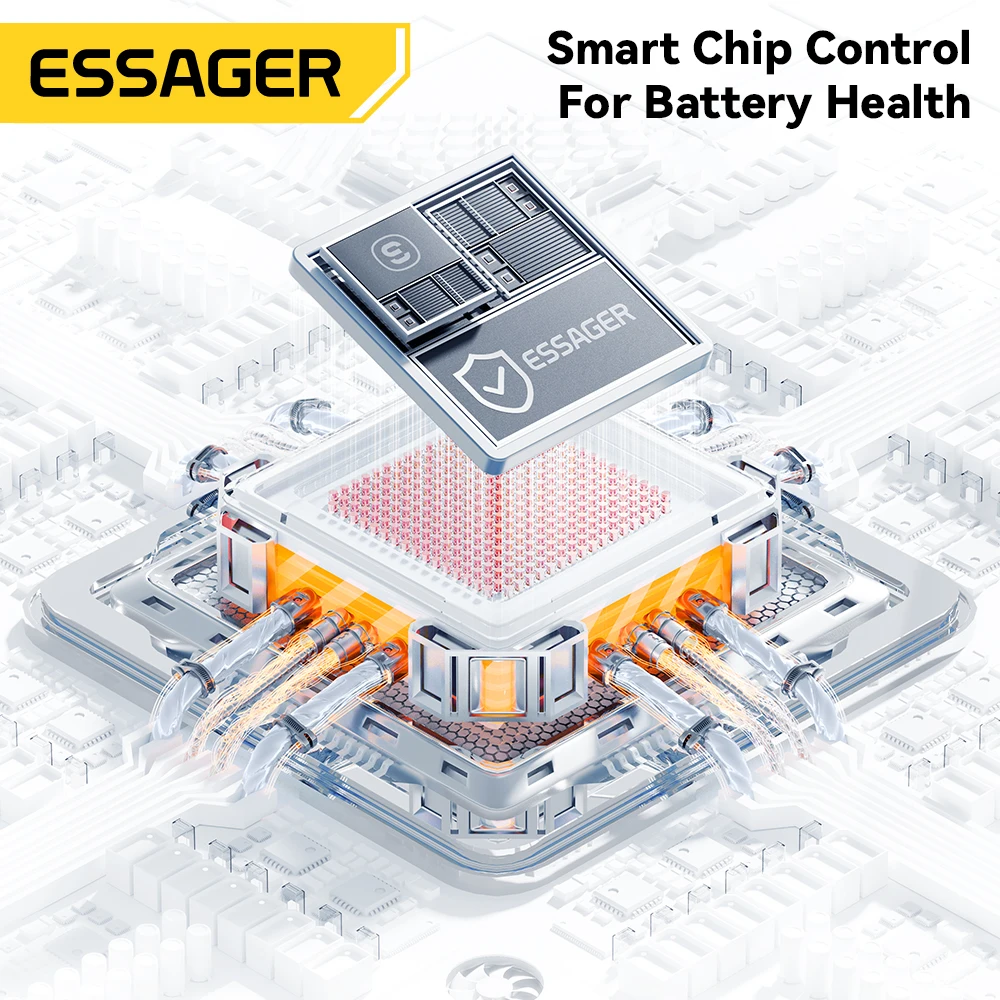 Essager 240 واط USB C كابل آيفون 17 16 15 زائد برو ماكس ماك بوك باد شاحن سريع شاحن نوع C كابل لشاومي سامسونج