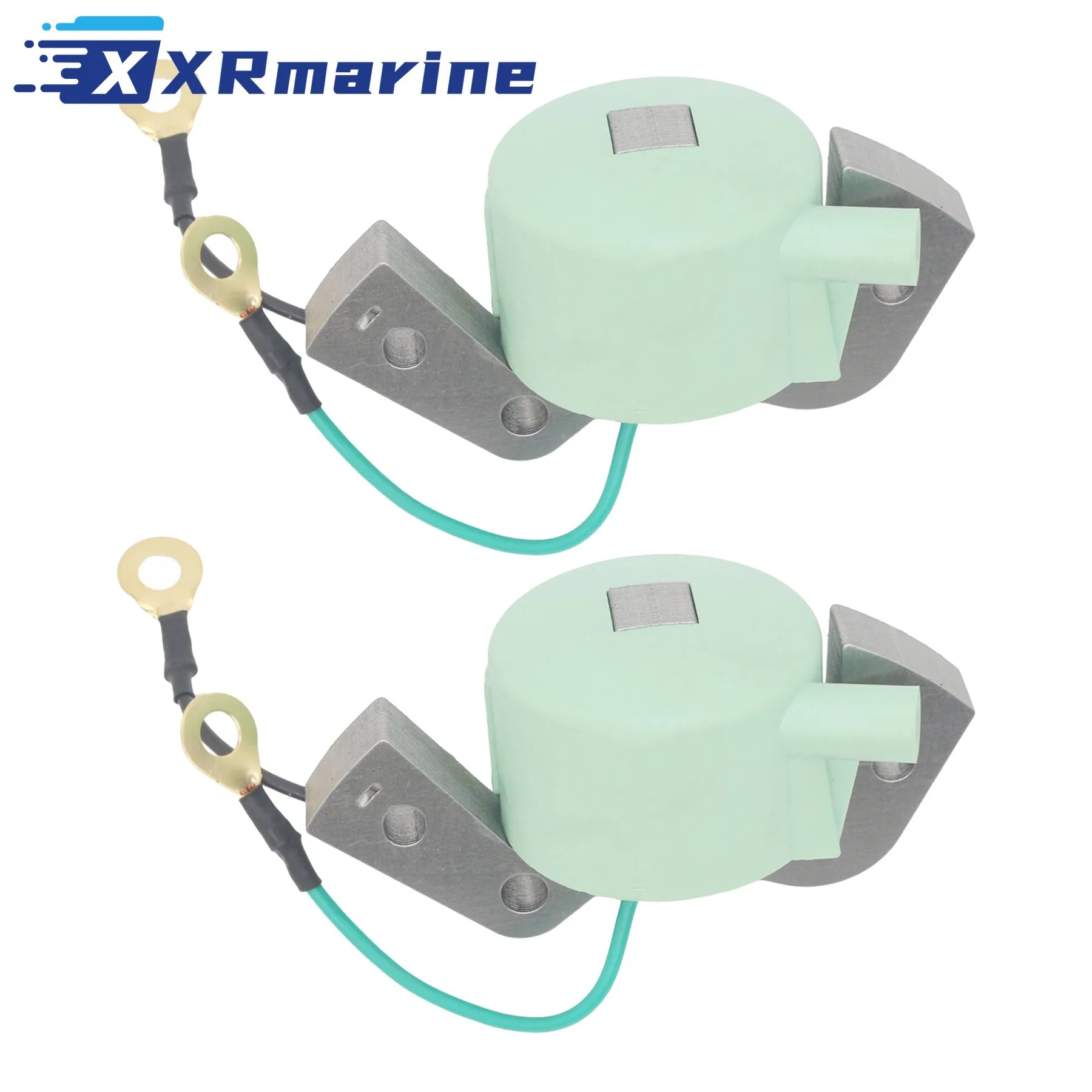 2 Set Ignition Coil for Johnson Evinrude Outboard Engine Replace 580416 580197 580971 584477 18-5181 image 6