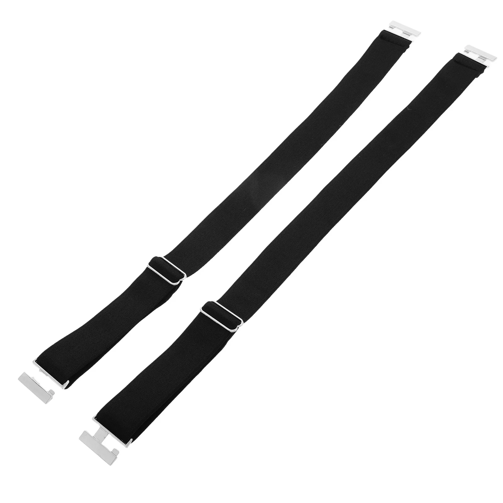 

2pcs 1 Pair Adjustable Garter Belt Women'S Leg Black Anti-Slip Stocking Holder For High Socks Gothic Style