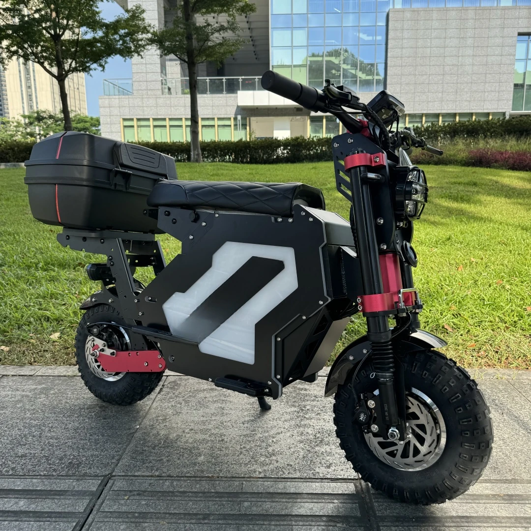 72V Electric Hyper Scooter Motorcycle 10000 Watt Bike Fast Fat Wheele 5000W 52V 50MPH 120 KMH Off Road Mopeds Escooter for Adult