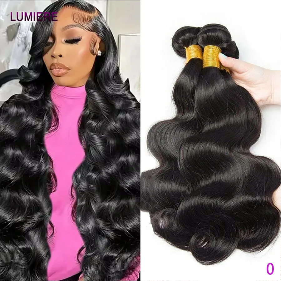 Body Wave Double Drawn Hair Bundles 8-30inch Brazilian Hair Weave 3/4 Bundles Kinky Pissy Curly Human Hair Extensions 20A