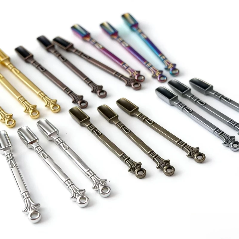 3 uds. 6 uds. Raspadores de opio metálicos, accesorios para pipas de fumar, mini cucharas de snuff portátiles de alta calidad, accesorios para fumar para hombres