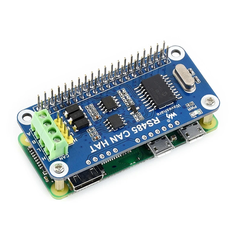 Waveshare-Carte LilBUS Tech HAT pour Raspberry Pi 3, Modèle B + 3B Plus 4 4B ontari, Communication MCP2515 RS485, 6 000