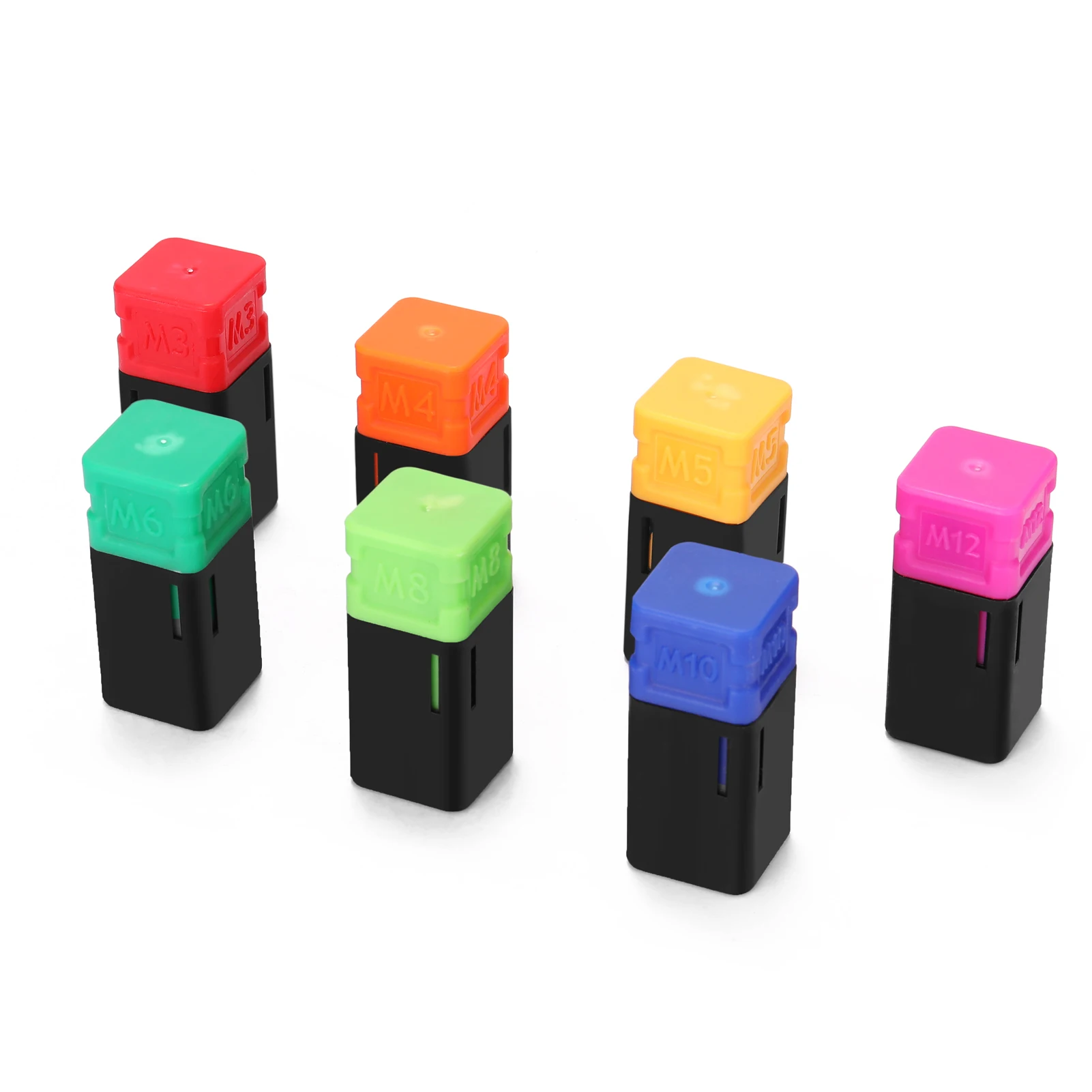 M3 M4 M6 M8 M10 M12 Mandrel Riveter Machine Accessory Threaded Mandrel Rivet Nut Adapter Pull Rod Riveter Riveting Heads