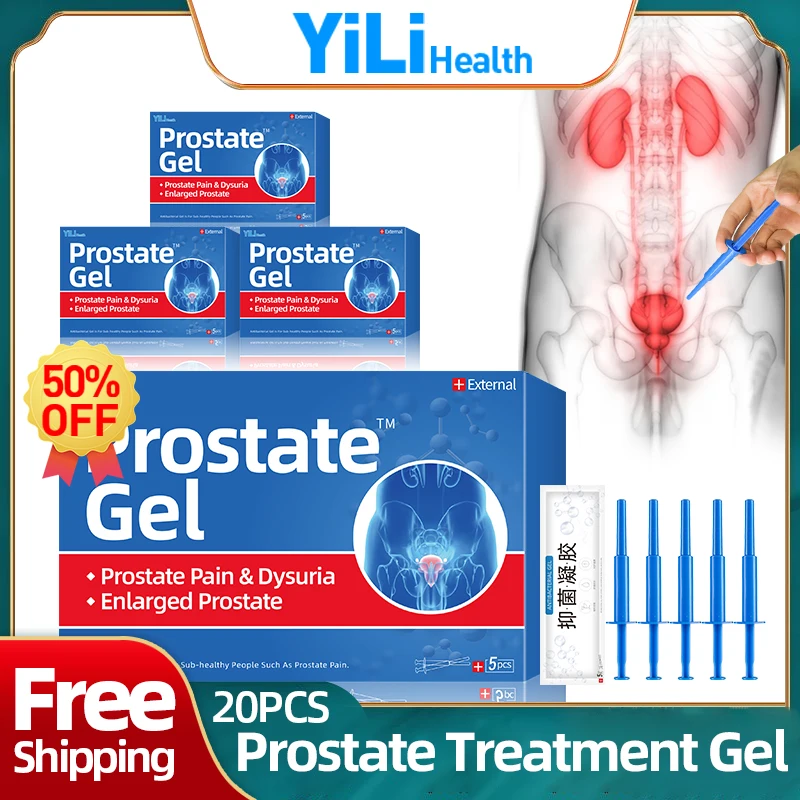 

Prostate Treatment Medicine Prostatitis Therapy Medical Gel for Prostatic Urethritis Frequent Urination Kidney Care 10/20pcs