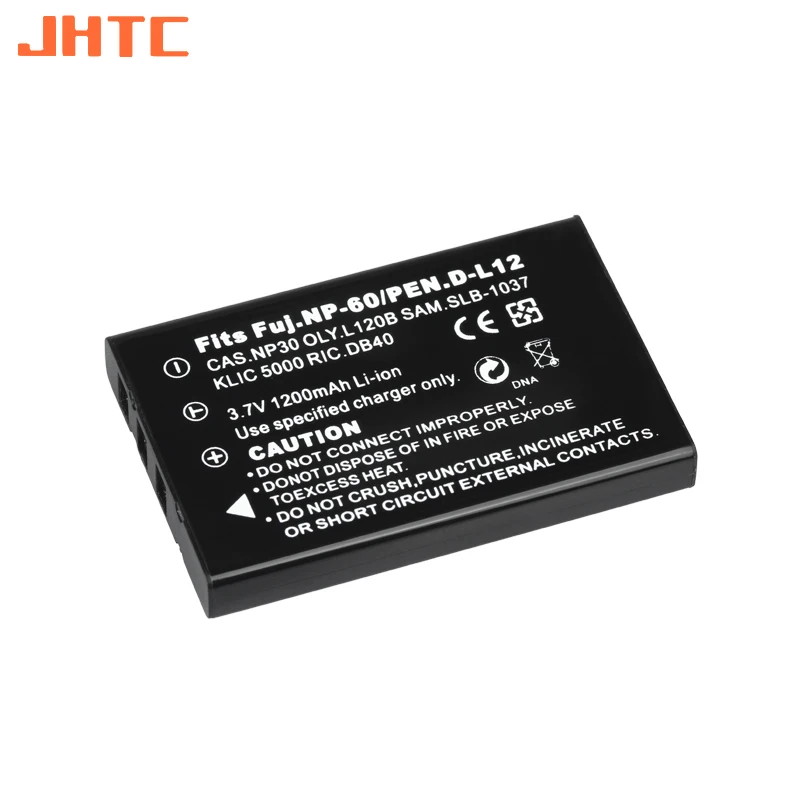 1200mAh FNP-60 FN P60 Battery for Fujifilm F50I F501 F401 F402 F410 SLB 1137 1037 CNP-30 K5000 D-Li2 Li-20B Batterie