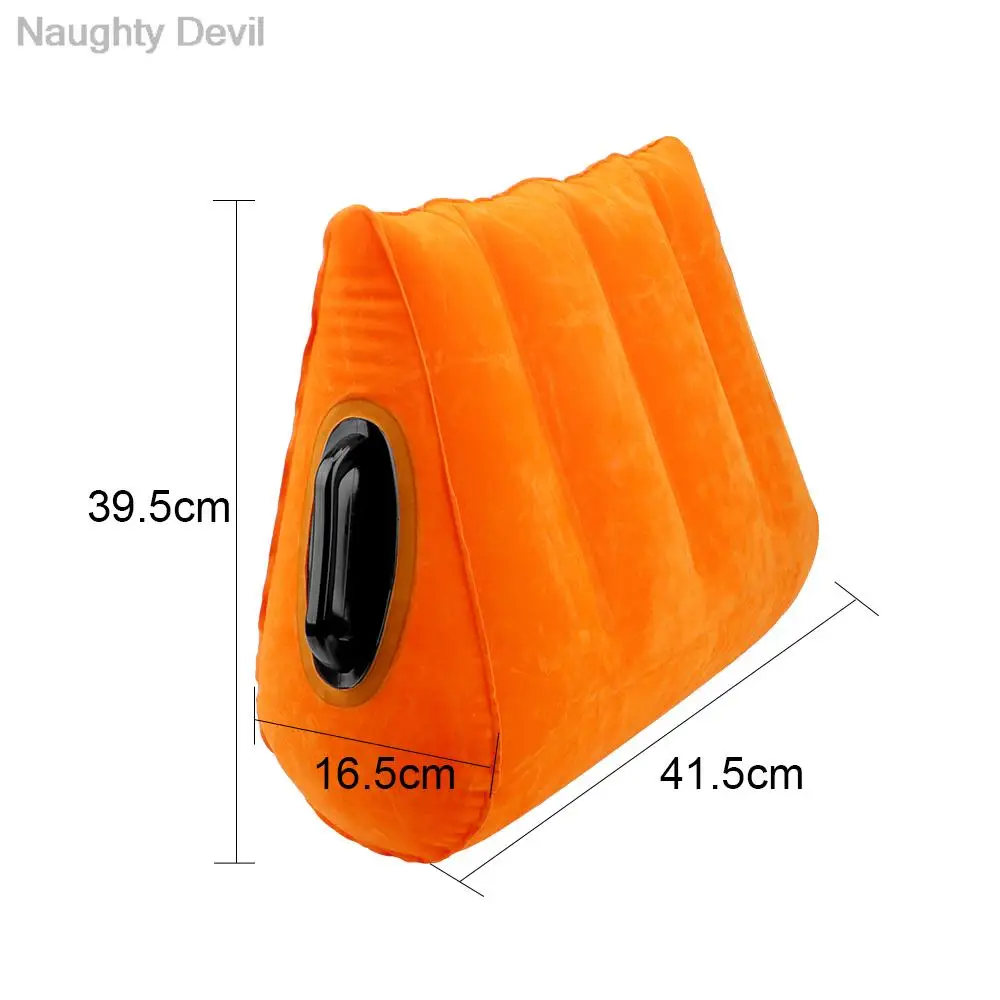 Sex Toys For Couples Games 18+ Naughty Devil Inflatable Sex Pillow Adult Furniture Sexual Cushion Love Position Sofa Erotic