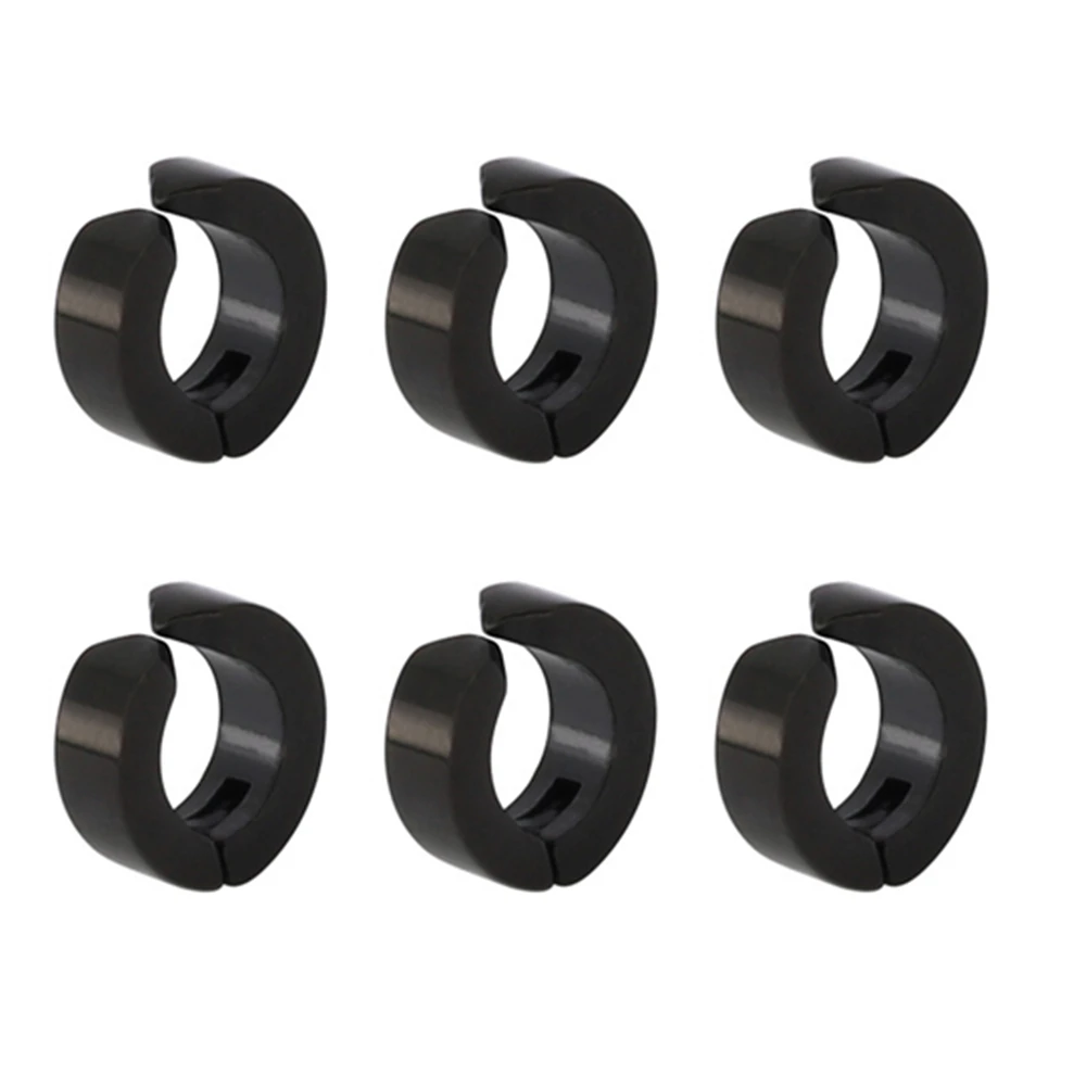 Anime Chainsaw Man Yoshida Hirofumi Cosplay Ear Clip Earrings Women Men Punk Black No Pierced Fake Ear Circle New Pop Jewelry