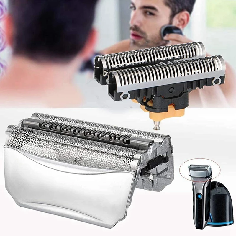 51S-رأس ماكينة حلاقة بديلة لماكينة حلاقة براون سيريس 5 51S ، فضي