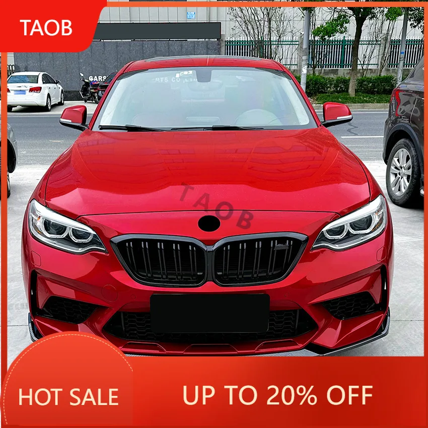 Nouveau Kit Carrosserie de Haute Qualité pour BMW Série 2 F87 M2 CS 2016-2021 : Lame de Pare-chocs Avant, Spoiler, Diffuseur, Séparateur et Protection
