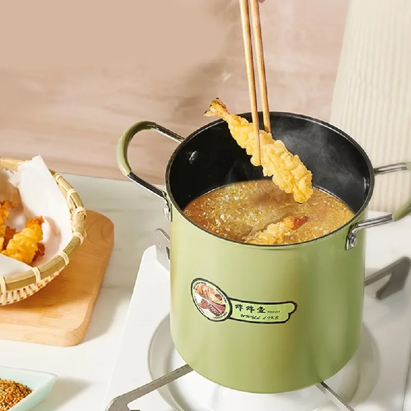 1Pcs 3L Fryer Pot with Basket  - Home Cooking In French 评论和价格