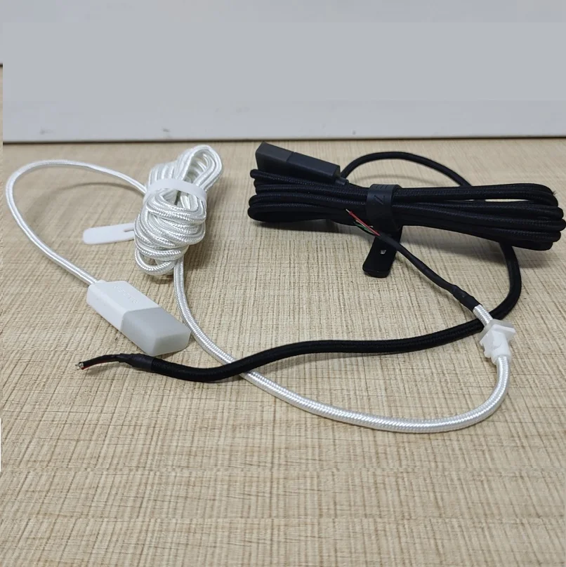 Razer kraken 7.1用のオリジナルの交換用ケーブル,USBから5コア,ヘッド