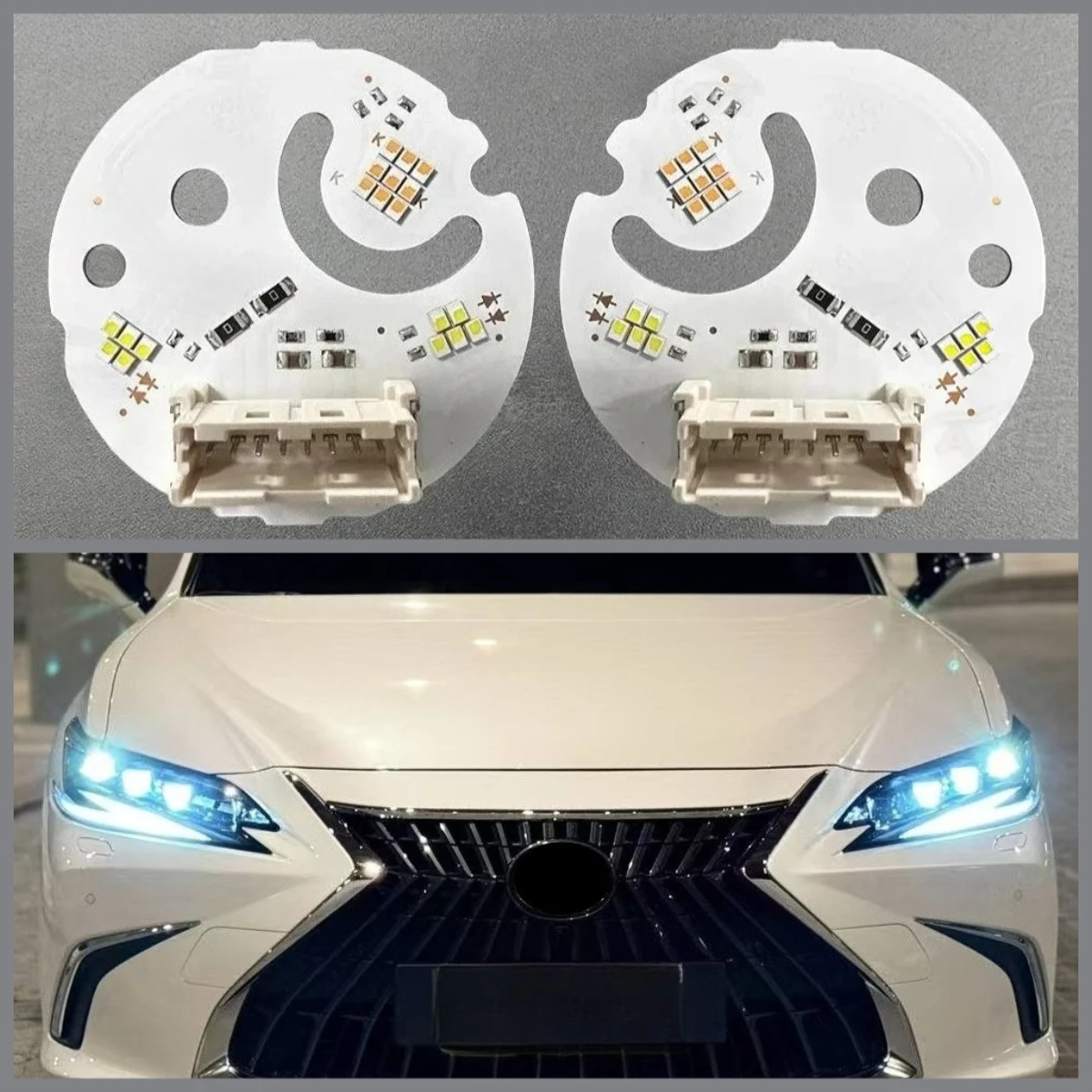 

Плата светодиодных чипов белого света DRL для Lexus ES 2022-2024: высококачественные запасные части для фар