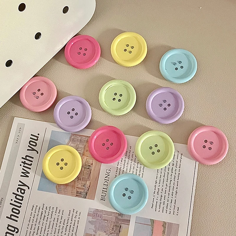 Cute Ins Candy Colored Buttons Fridge Magnets Set Photo Wall Message Board Magnet Refrigerator Magnetic Stickers Home Decoration