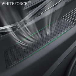 For Tesla Model 3 Highland 2023-2025 Frunk Air Conditioner Air Inlet Cover Hood Air Inlet Encrypted Filter Snap-on Installation