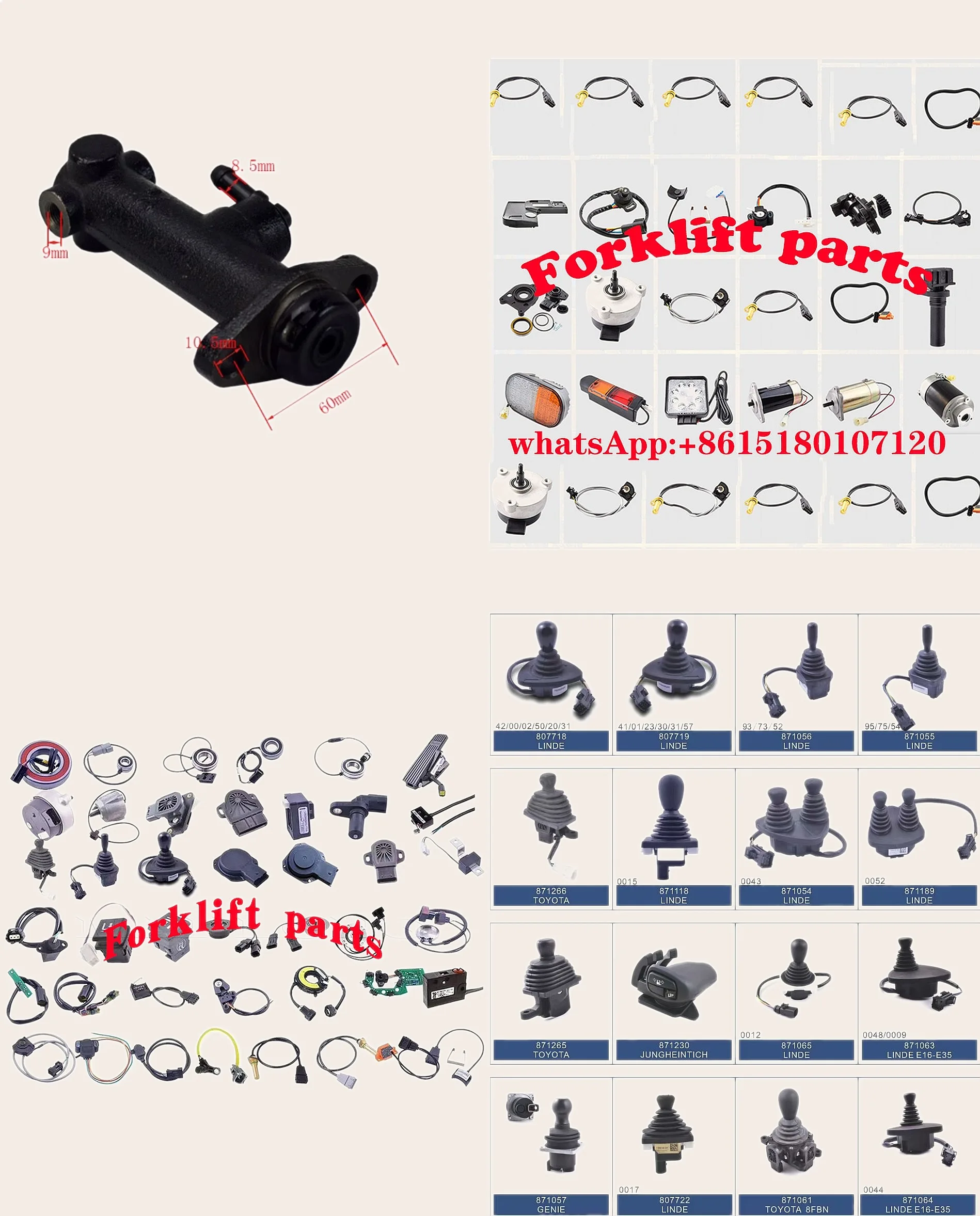 Forklift Brake Master Cylinder Spare Part for Hyster Yale 9194054 00