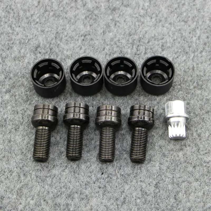 Apply to  Golf 6 Golf 7 Bora Jetta Passat CC Tiguan Touran Octavia Wheel anti-theft screw Screw cover Screw key