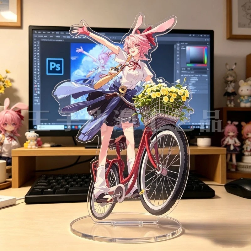 Honkai: Star Rail Game Peripherals Evanescia Figure Acrylic Stand Evanescia Figurine Standing Plate Decoration Collection Toys