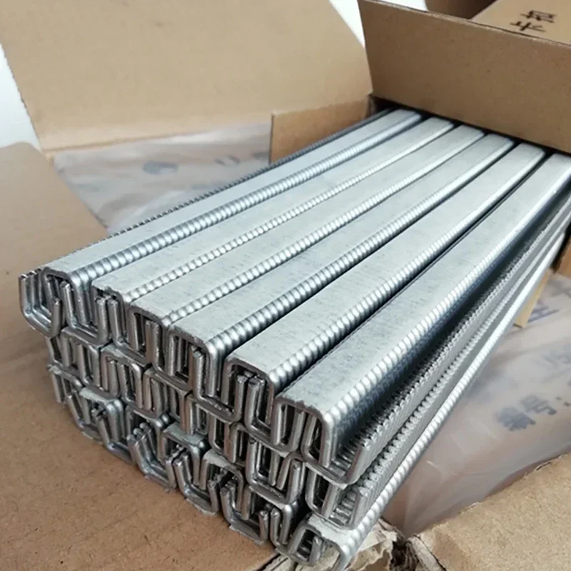 

1 box U shape 506 503 508 Buckle Staples for Manual Sausage Clipper Plastic Bag Strapping Machine