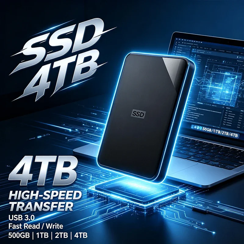 SE Portable External Hard Drive 500GB 1TB 2TB 4TB USB 3.0 High Speed HDD Storage for PC Laptop Mac Windows