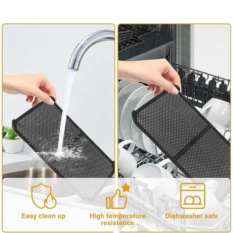 19QE NONSTICK AIR FRYERS 실리콘 뿌리는 공기 흐름 디자인 재사용 가능한 식기 세척기 안전 부엌 용품을 갖춘 쉴드