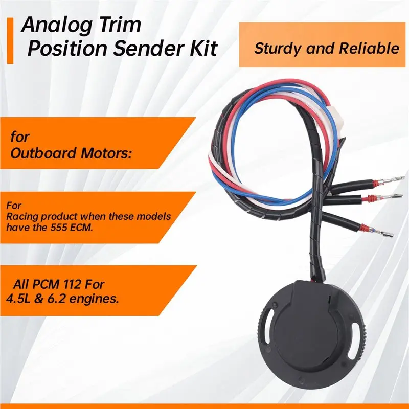 3X 8M0095310 8M0107462 863187A1 3-Wire Digital Trim Sender For Mercruiser DTS Racing Smartcraft Bravo Engines