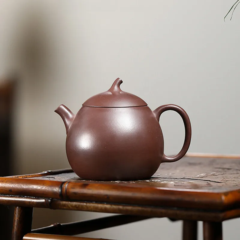 

1PCS 180ml Antique Yixing purple clay teapot zhu mud beauty tea set Chinese zisha tea infuser home Dragon's egg Tea pot