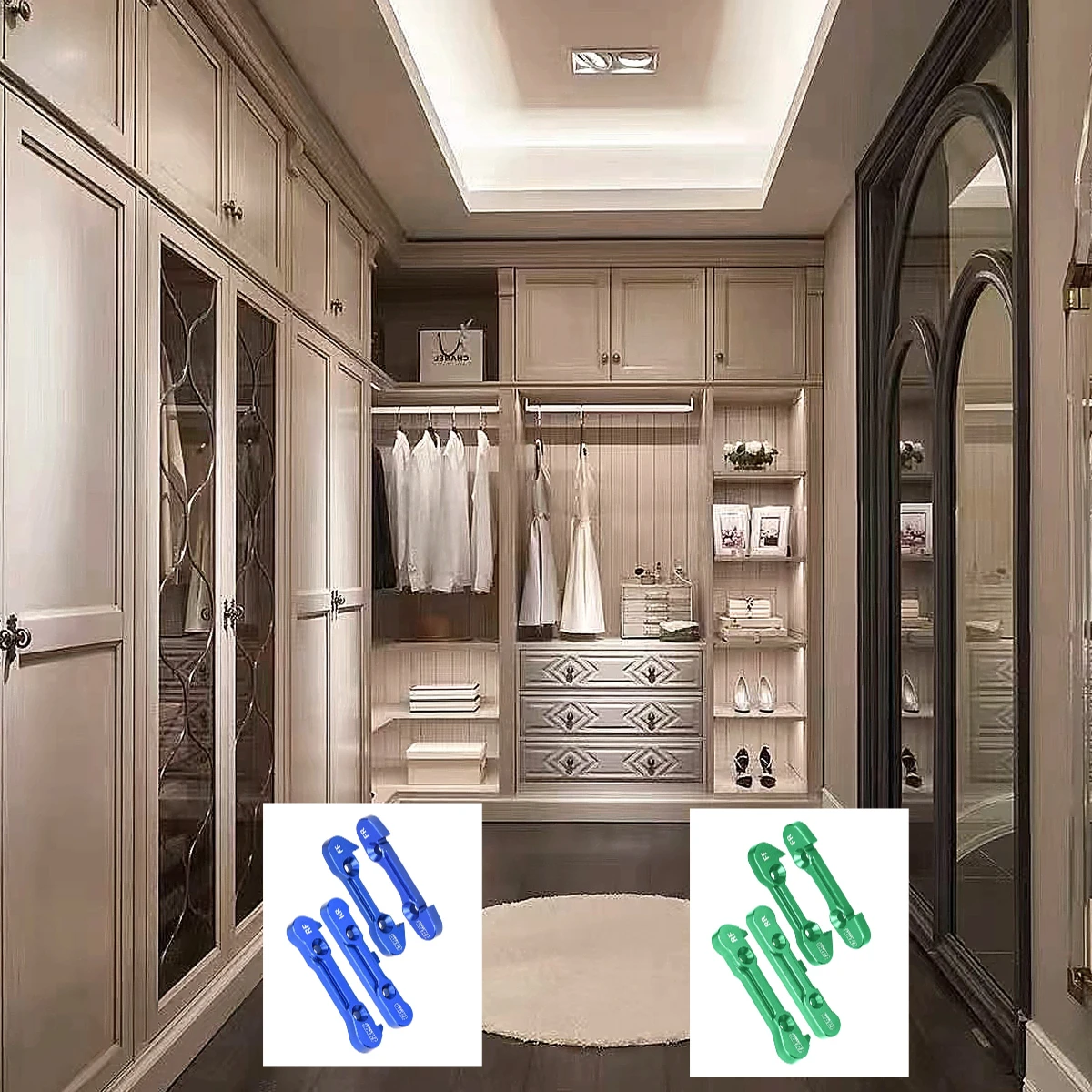 

GPM 7075 Alloy F & R Lower Suspension Mount LOSI 1/6 8IGHT-X Lasernut 8XE 8XTE LOS04019